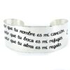Pulsera ancha poesía y estrellas -0