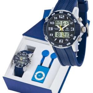 Reloj Marea analógico/digital caucho azul