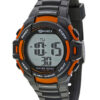 Reloj Marea digital caucho negro-naranja