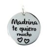 Colgante plata My life Madrina