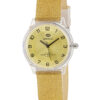 Reloj Marea Trendy caucho purpurina dorado 32 mm