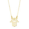 Collar oro 18 k mano de Fátima