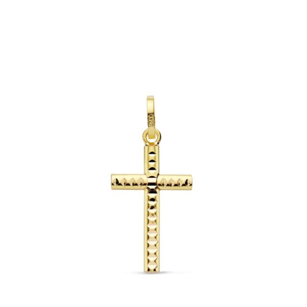 cruz oro tallada